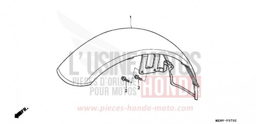 FRONT FENDER VT600CW de 1998